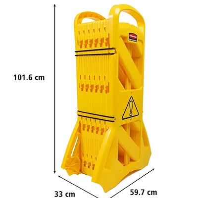 Biển báo rào chắn di động Rubbermaid FG9S1100YEL (2)