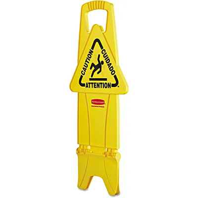 Biển cảnh báo CAUTION dạng đứng Rubbermaid FG9S0925YEL (3)