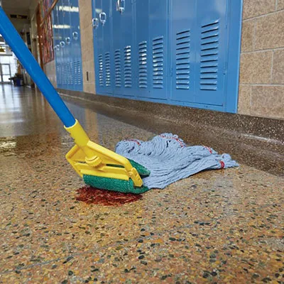 Cán cây lau sàn ướt 152cm Fiberglass Rubbermaid (5)