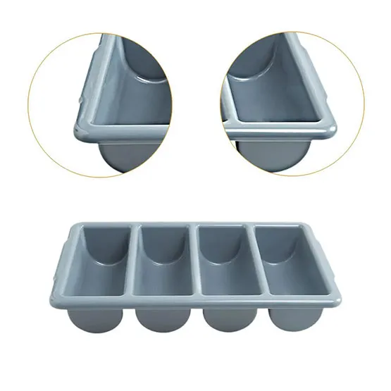 Khay đựng dao kéo 4 ngăn nhựa PP (4)