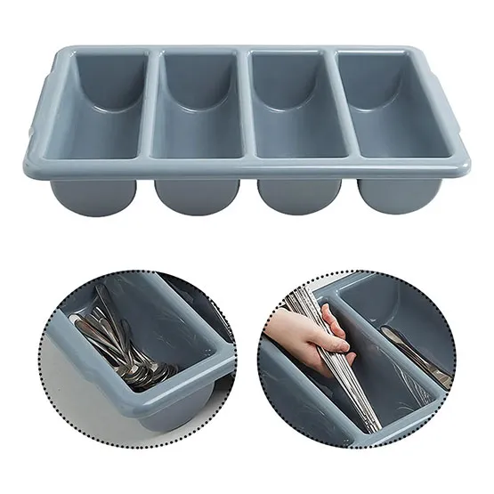 Khay đựng dao kéo 4 ngăn nhựa PP (8)