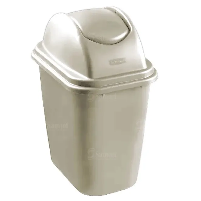 Thùng rác nắp lật 26.5 lít Rubbermaid FG295600 (1)