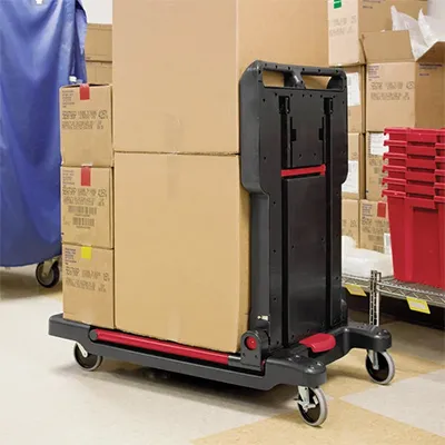 Xe đẩy đa năng Rubbermaid® FG430000BLA tải trọng 182kg (9)