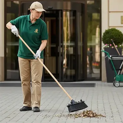 Chổi đẩy có ren chống xoắn sợi cứng PP Rubbermaid (45cm - 60cm) (5)